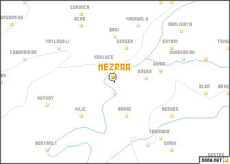 map of Mezraa