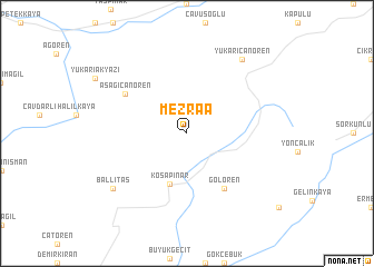 map of Mezraa