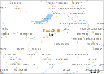 map of Mezzana