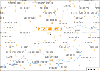 map of Mezzaourou