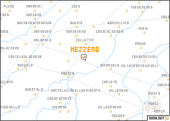 map of Mezzeno