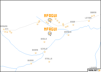 map of Mfagui