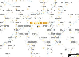 map of Mfakamfahu