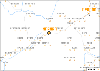 map of Mfaman