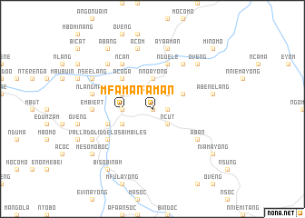 map of Mfaman