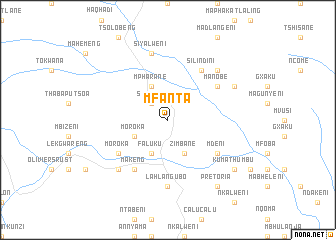 map of Mfanta