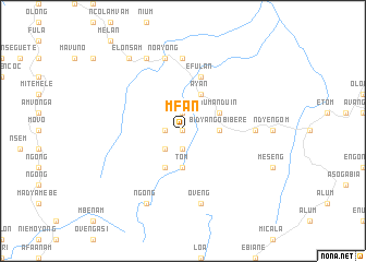 map of Mfan