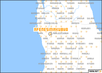 map of Mfenesini Mkubwa