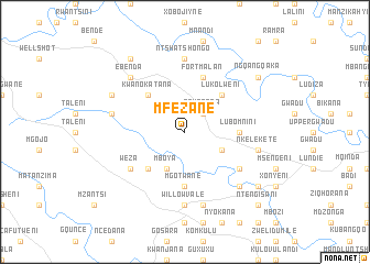 map of Mfezane