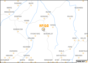 map of Mfida