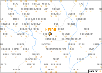 map of Mfida