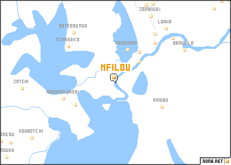 map of Mfilou