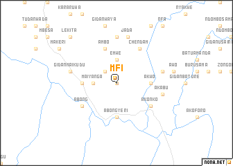 map of Mfi