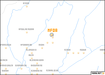map of Mfoa