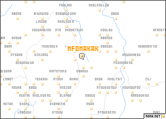 map of Mfomakak