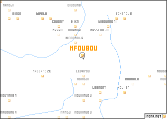 map of Mfoubou