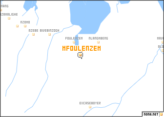 map of Mfoulenzem