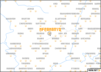 map of Mframanyo