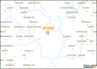 map of Mfuma
