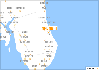 map of Mfumbwi