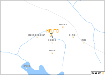 map of Mfuto