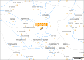 map of Mgagasi