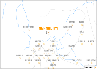 map of Mgambonyi