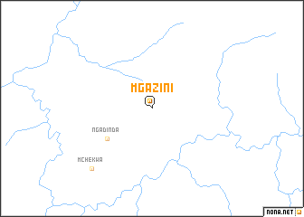 map of Mgazini