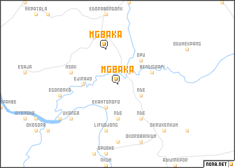 map of Mgbaka