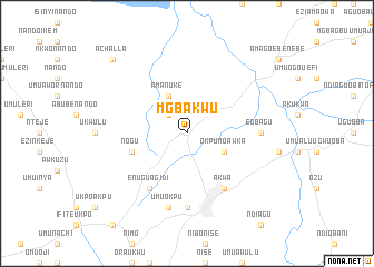 map of Mgbakwu