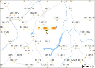 map of Mgbaukwu