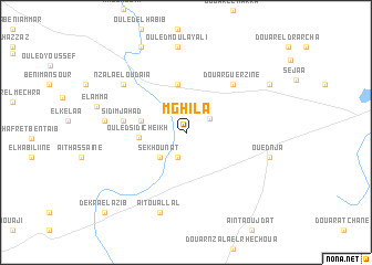 map of Mghila