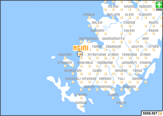 map of Mgini