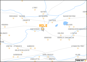 map of Mgle