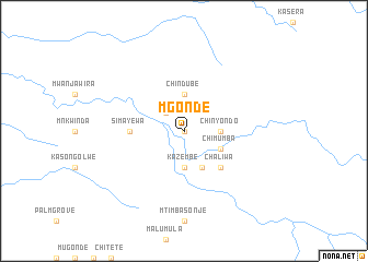 map of Mgonde