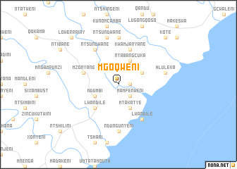 map of Mgoqweni