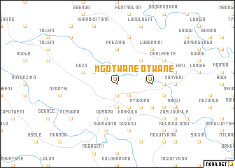 map of Mgotwane