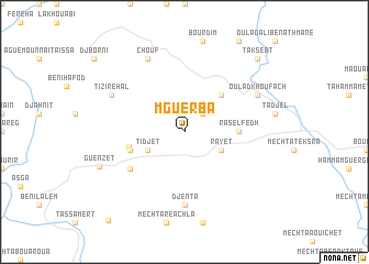 map of Mguerba