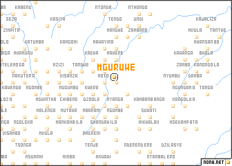 map of Mguruwe