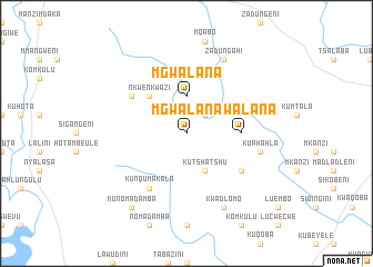 map of Mgwalana