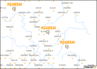 map of Mgwashi