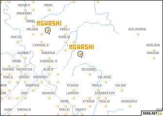 map of Mgwashi