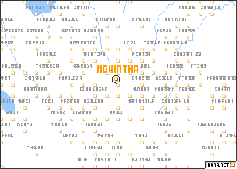 map of Mgwintha