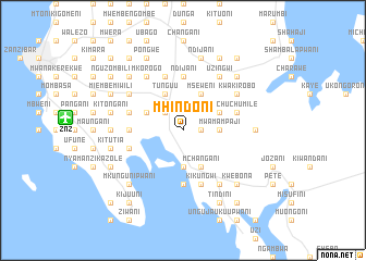 map of Mhindoni