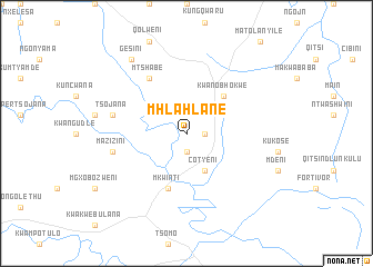 map of Mhlahlane