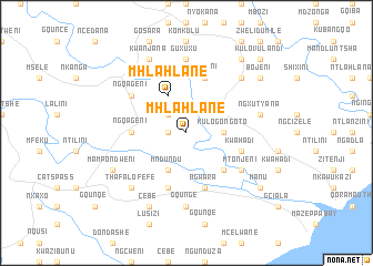 map of Mhlahlane
