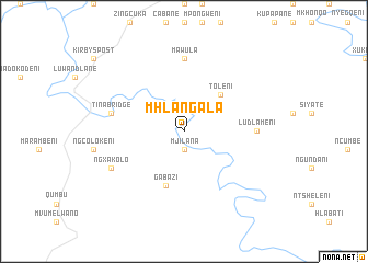map of Mhlangala