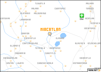 map of Miacatlán