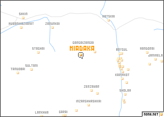 map of Miādaka