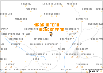 map of Miadakofeno